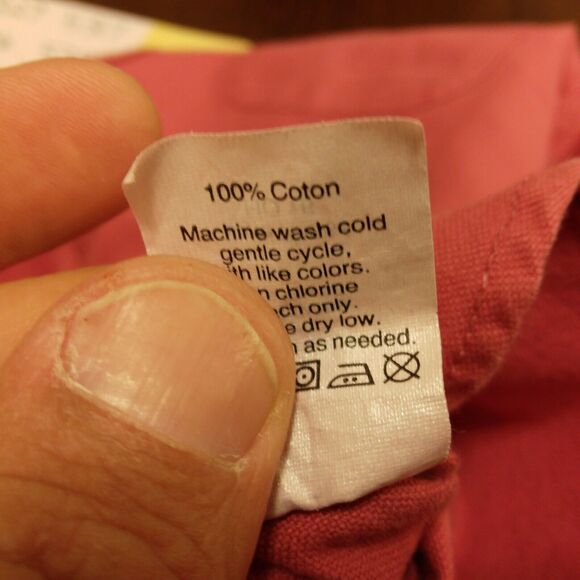 J. Crew shirt mens L Large pink garmet dyed oxford cloth long sleeve button - Picture 7 of 8